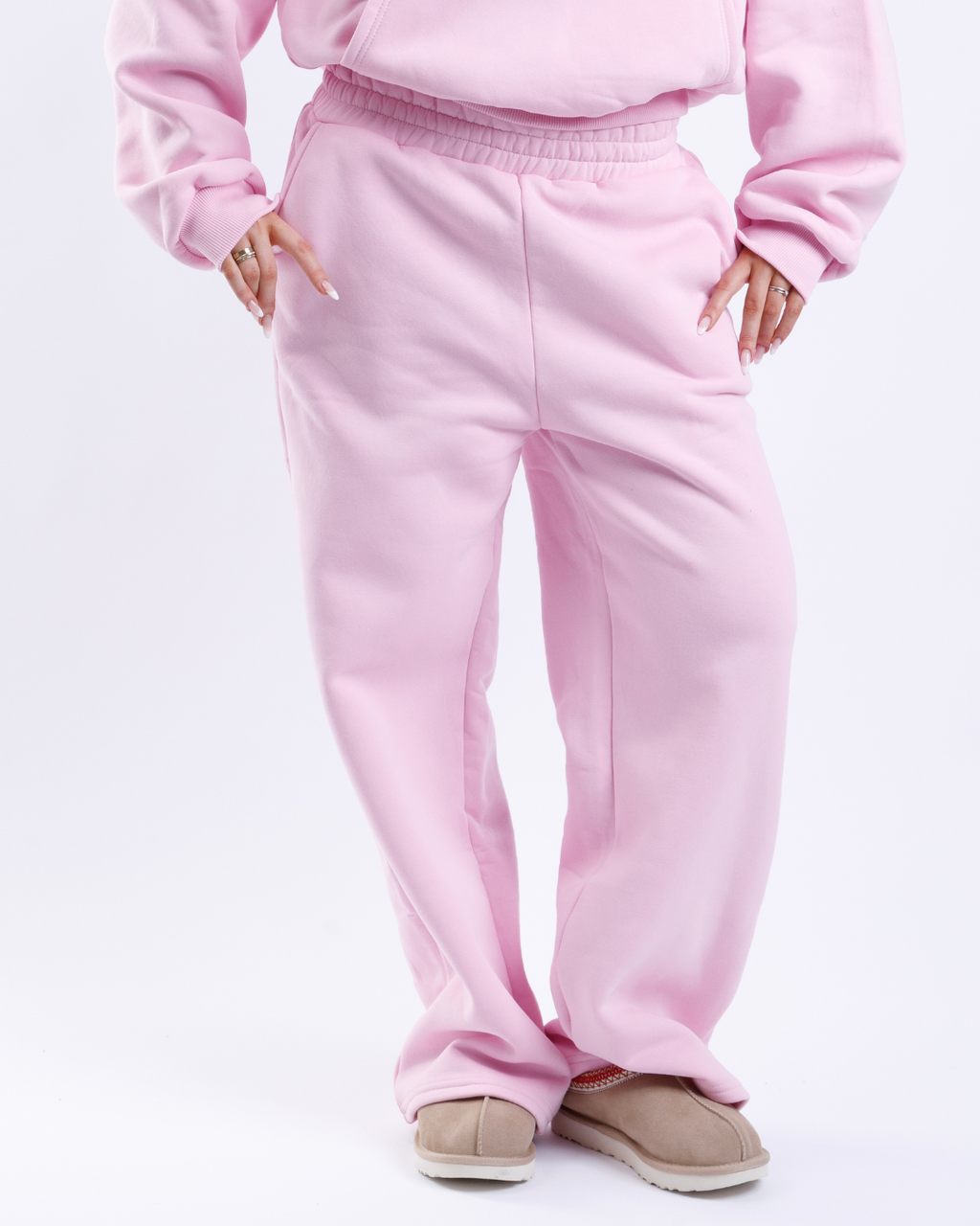 EVERYDAY SWEATPANTS (BABY PINK)
