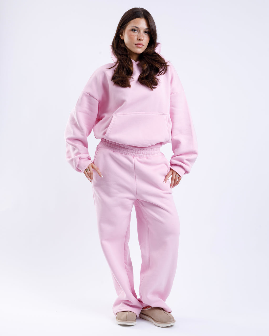 EVERYDAY HOODIE (BABY PINK)